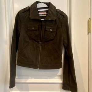 NWOT Levi's Leather Jacket Brown